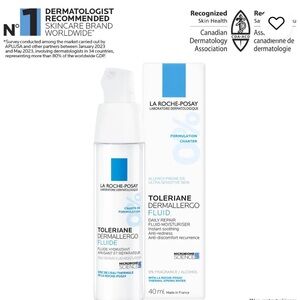 New La Roche-Posay Toleriane Dermallergo Fluid Moisturiser - EXP 07/2027